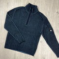 CP Company Knit Zip Fleece - Aegean Blue -Usfansport