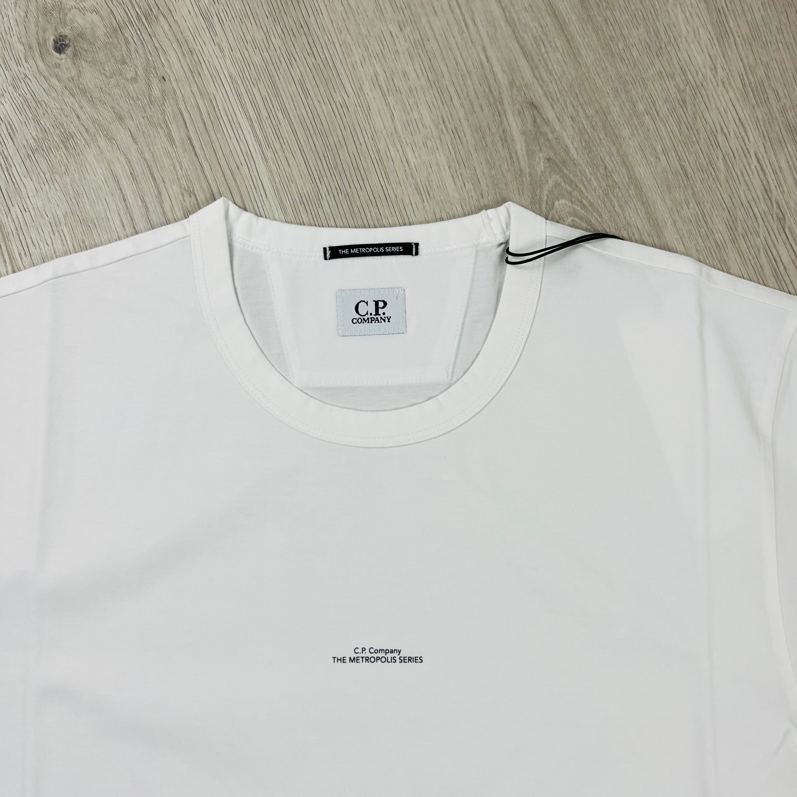 CP Company Metropolis T-Shirt - White -Usfansport