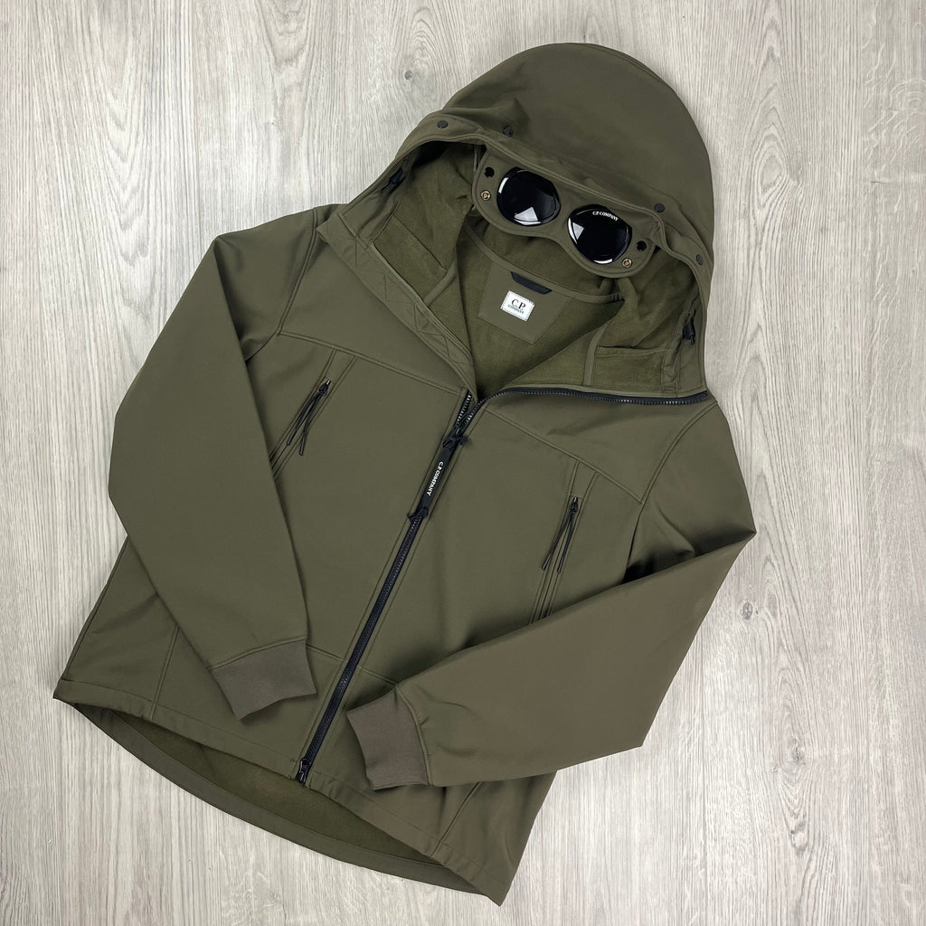 CP Company Shell Goggle Jacket - Ivy Green -Usfansport