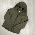 CP Company Shell Goggle Jacket - Ivy Green -Usfansport