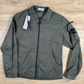 Stone Island Stretch Twill Overshirt in Military Green -Usfansport