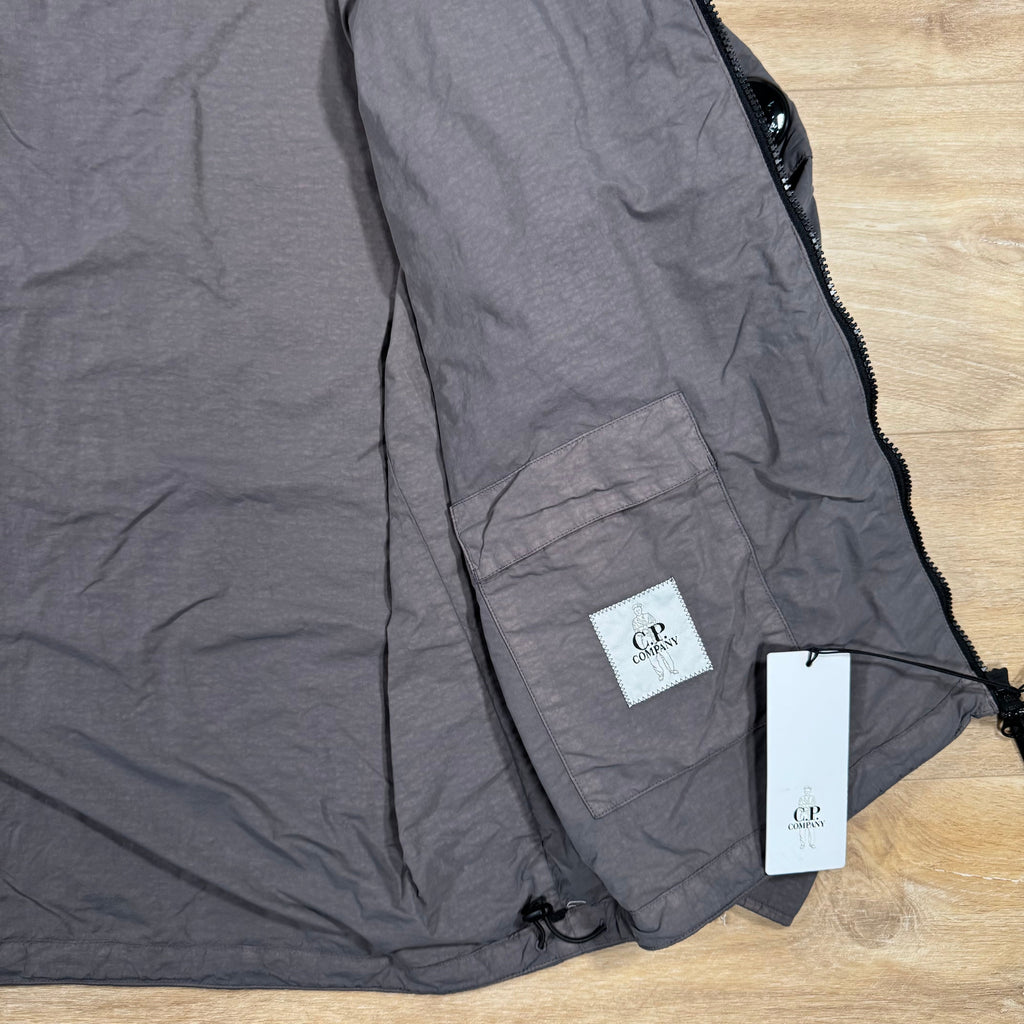 CP Company Flatt Nylon Hooded Lens Overshirt in Violet -Usfansport