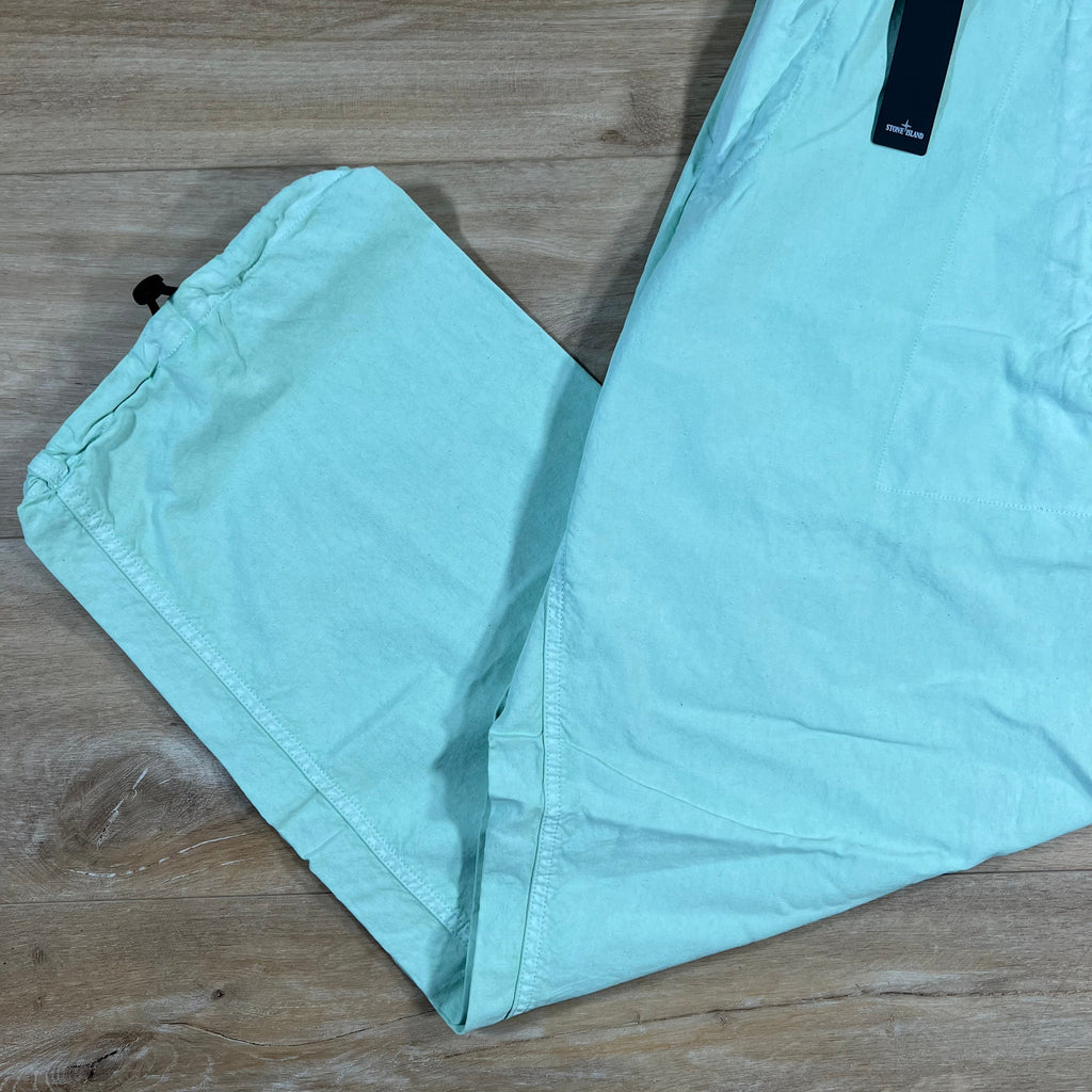 Stone Island Straight Leg Marina Trousers in Light Green -Usfansport