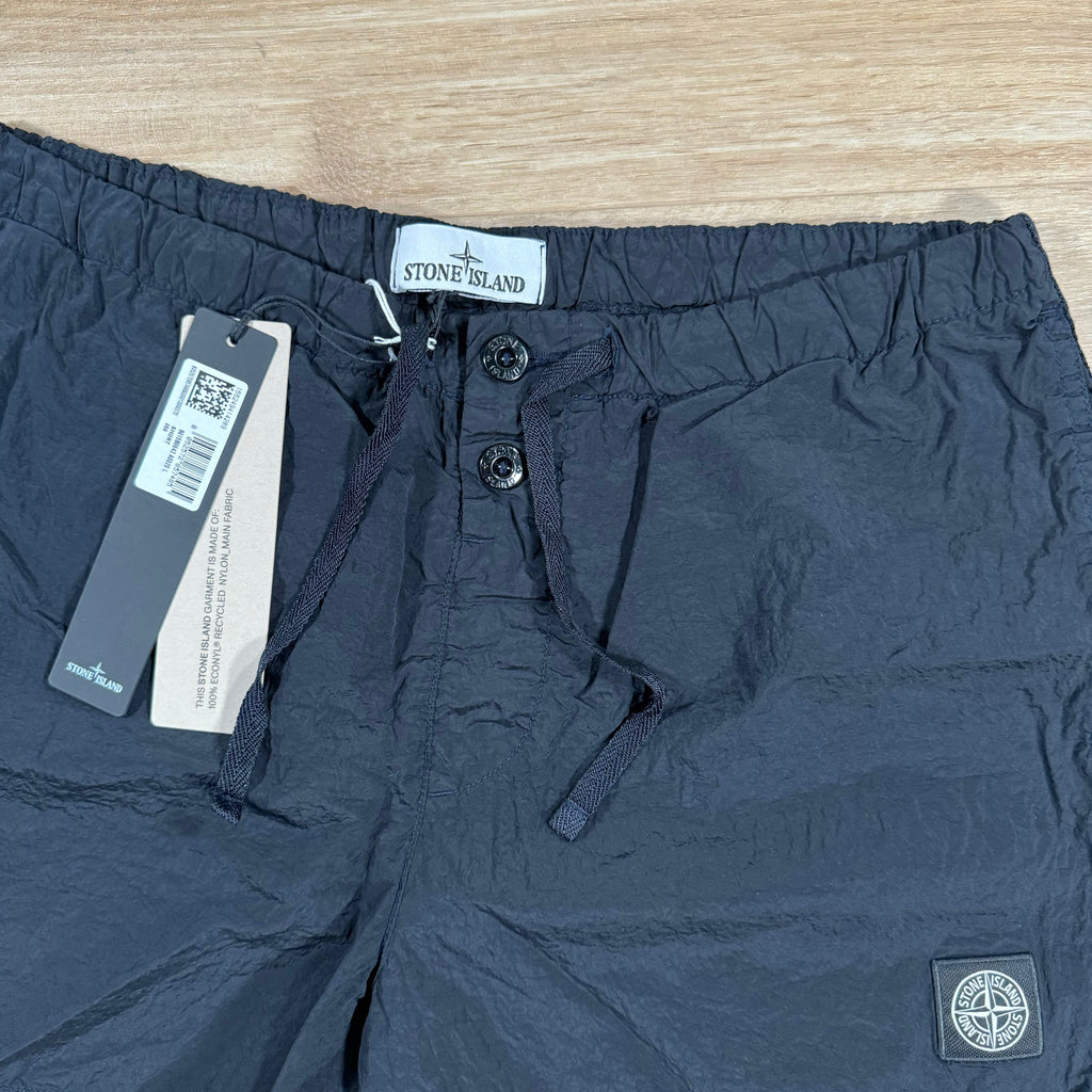 Stone Island Nylon Metal Button Swim Shorts in Navy -Usfansport