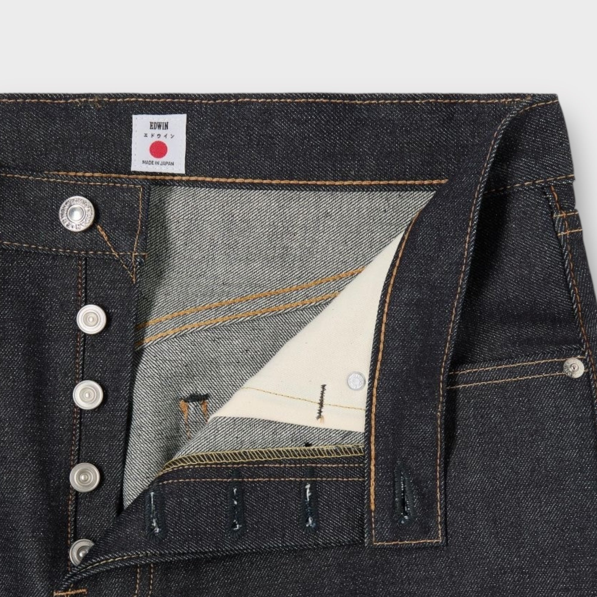Edwin Wide Jeans I Unwashed Blue