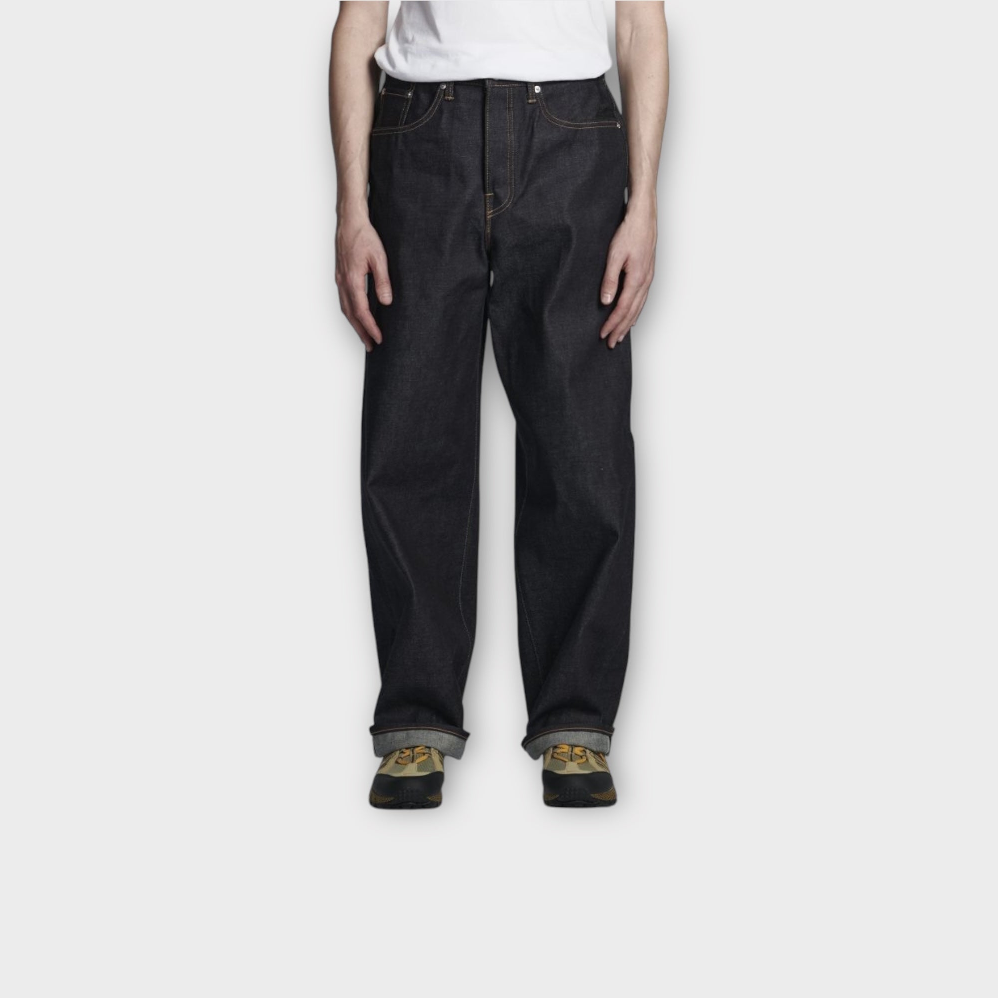 Edwin Wide Jeans I Unwashed Blue