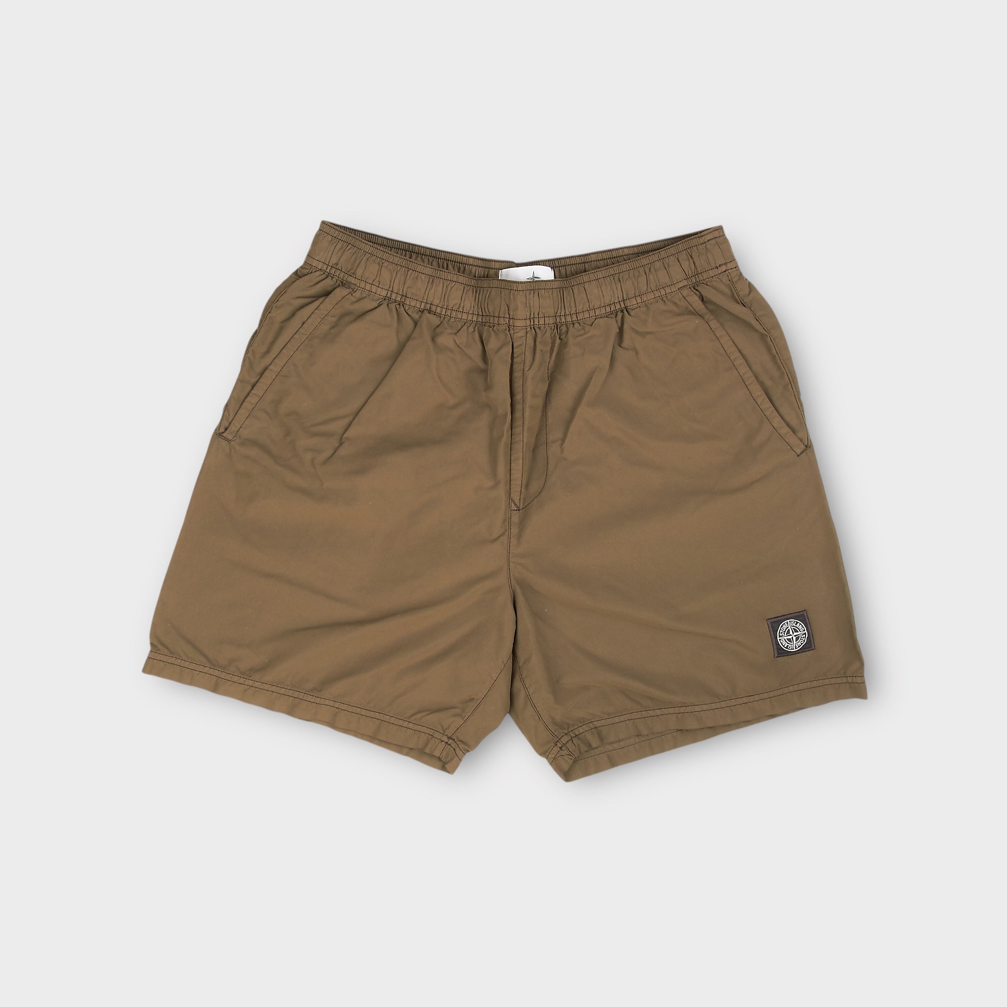 Stone Island Patch Badeshorts I Army
