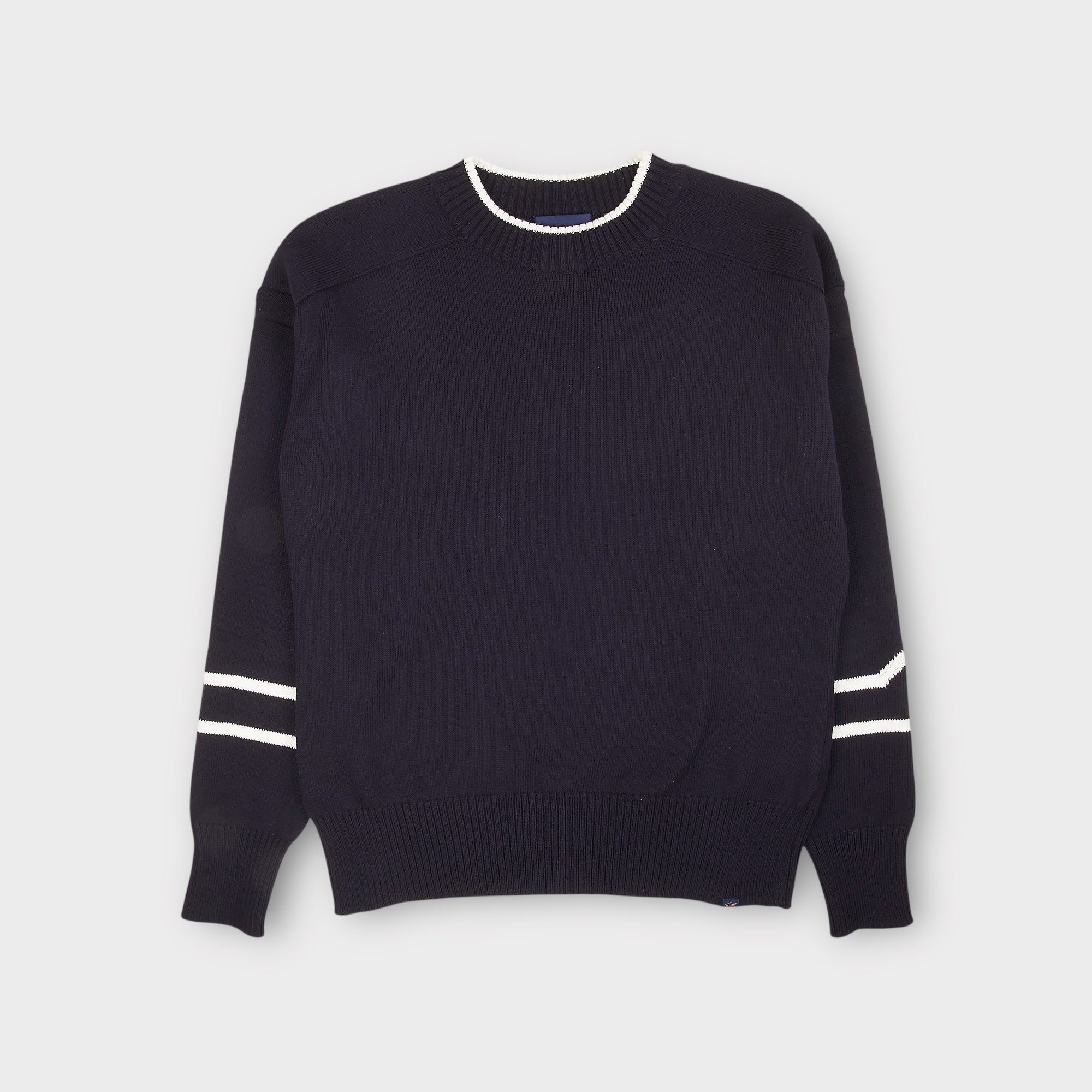 Paul & Shark bomuldsstrik I Navy