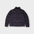 Stone Island Garment Crinkle Reps Dun Jakke I Navy