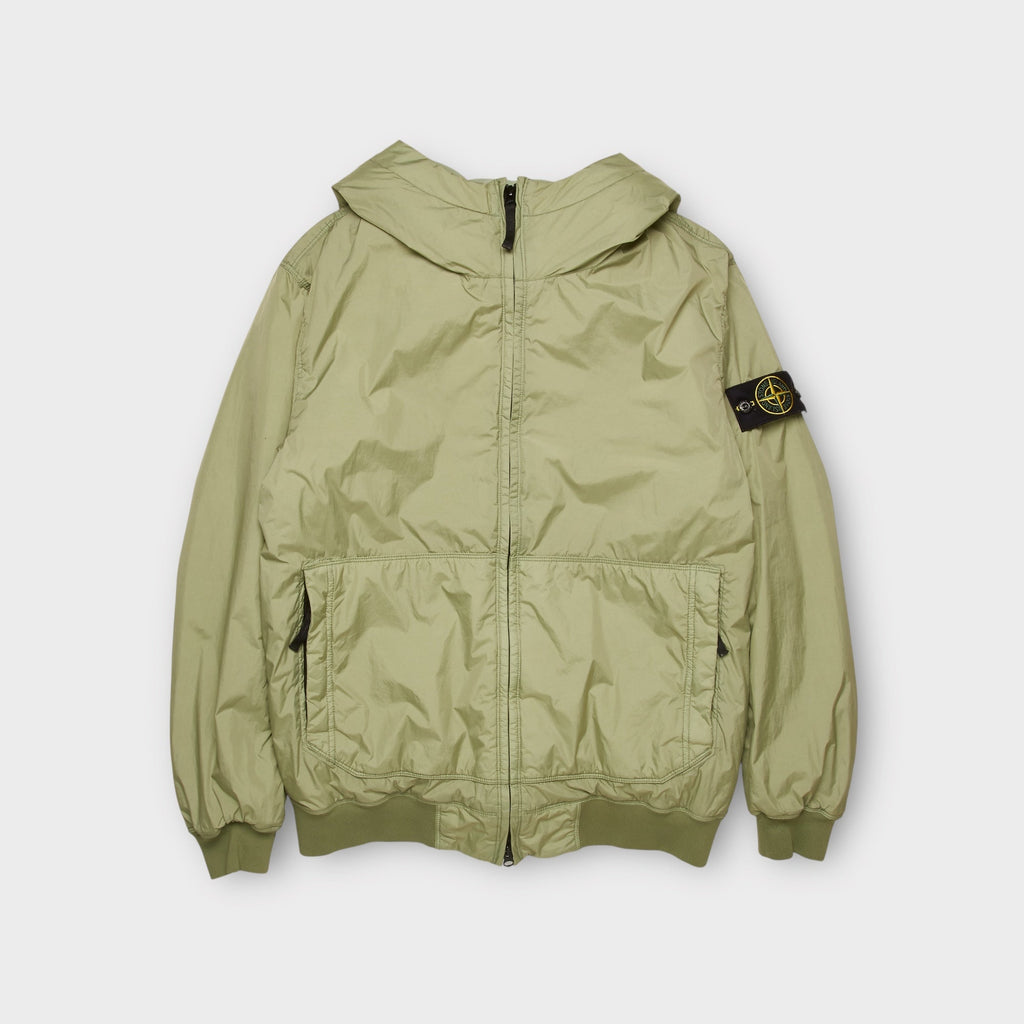Stone Island Garment Crinkle Reps Jakke I Green