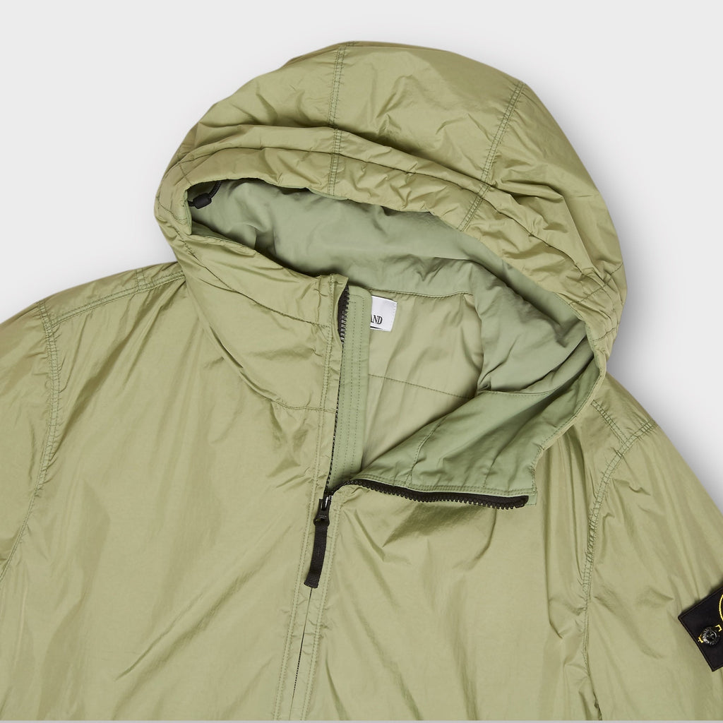 Stone Island Garment Crinkle Reps Jakke I Green