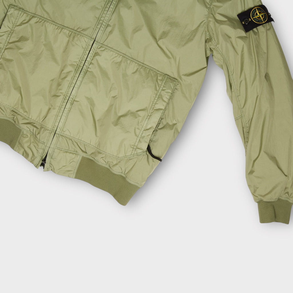 Stone Island Garment Crinkle Reps Jakke I Green