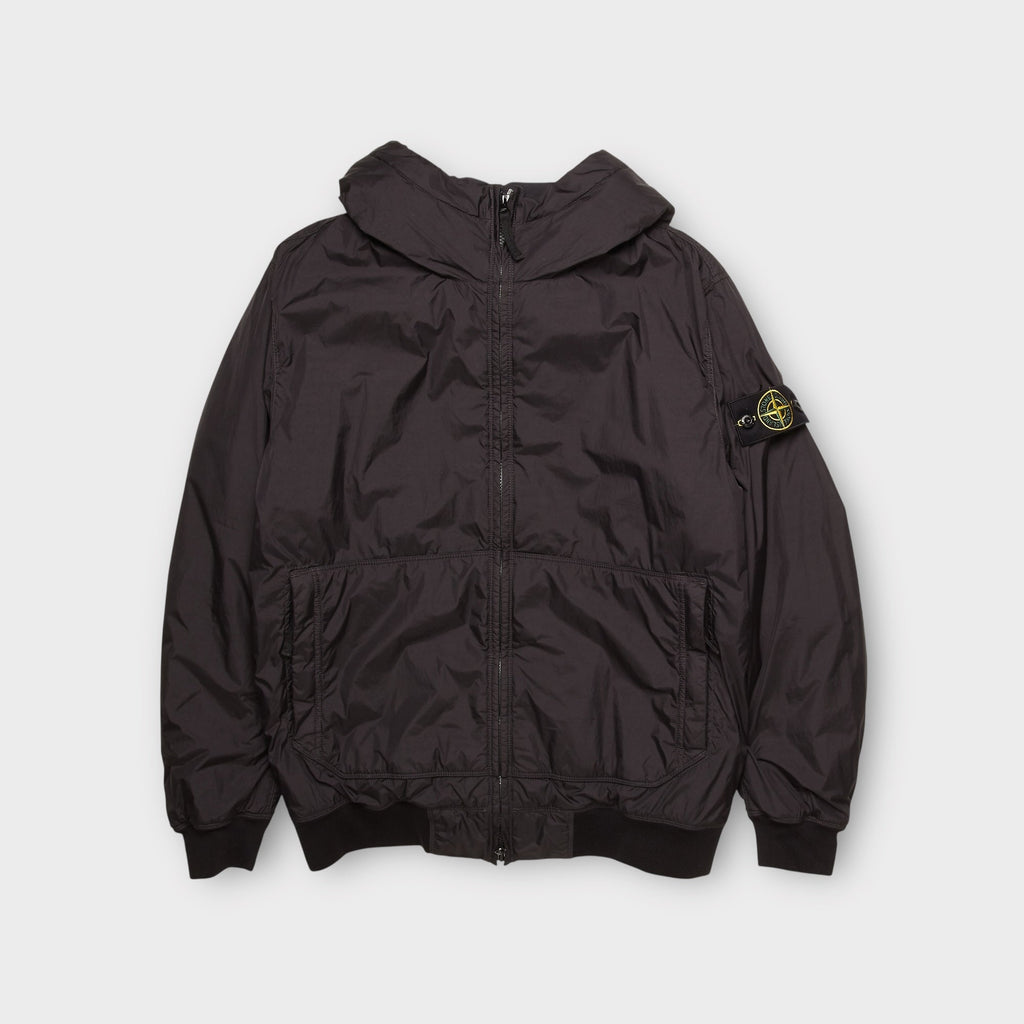 Stone Island Garment Crinkle Reps Jakke I Sort