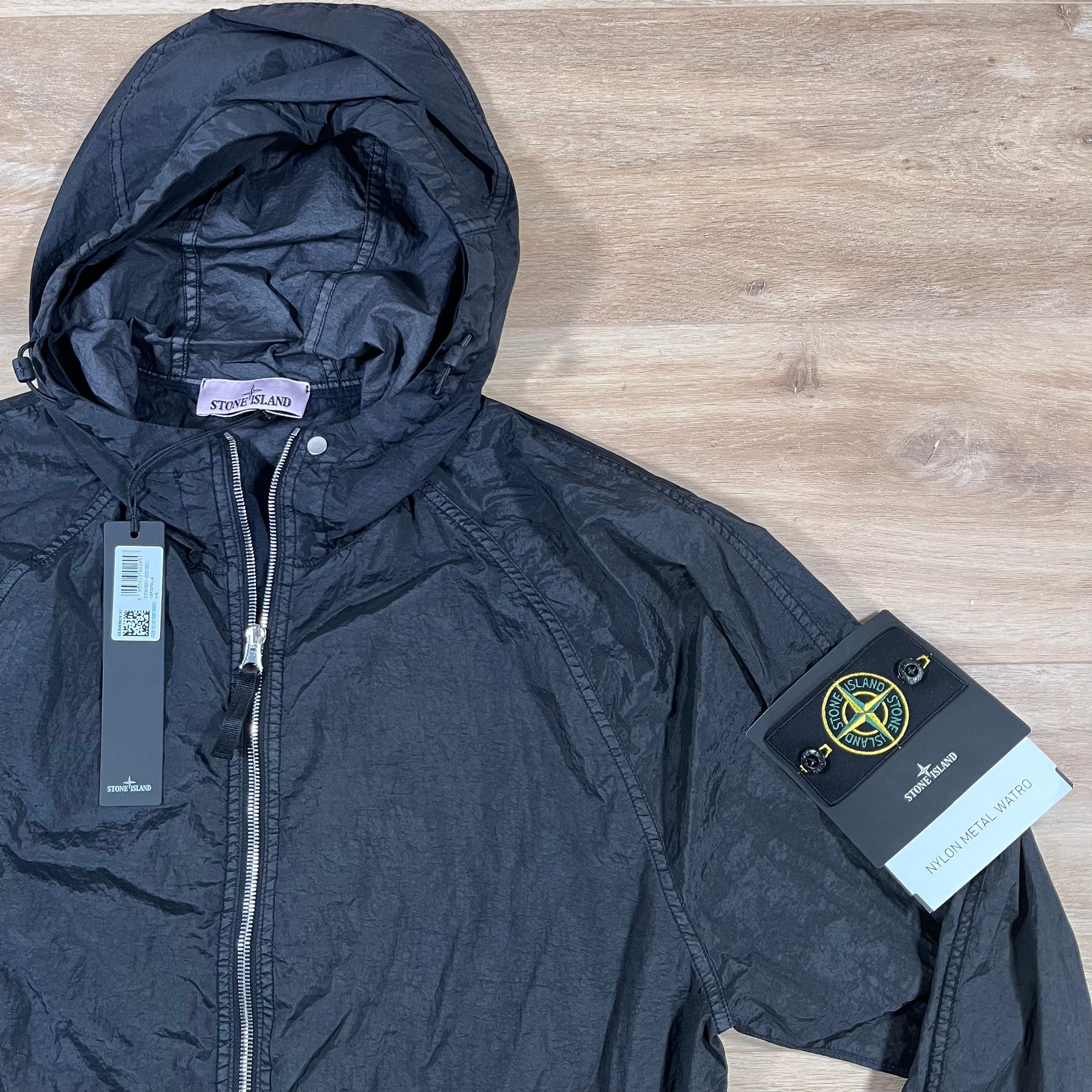 Stone Island Nylon Metal Watro TC Jacket in Black -Usfansport