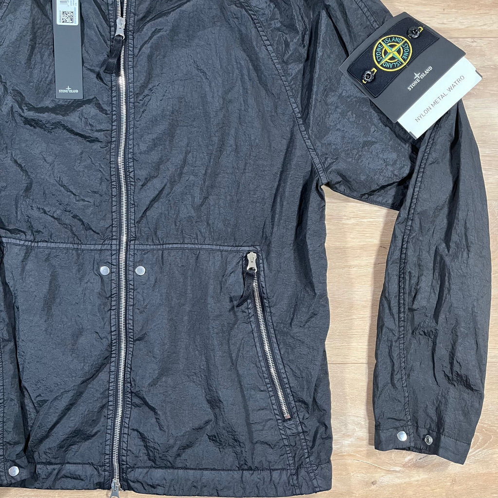 Stone Island Nylon Metal Watro TC Jacket in Black -Usfansport