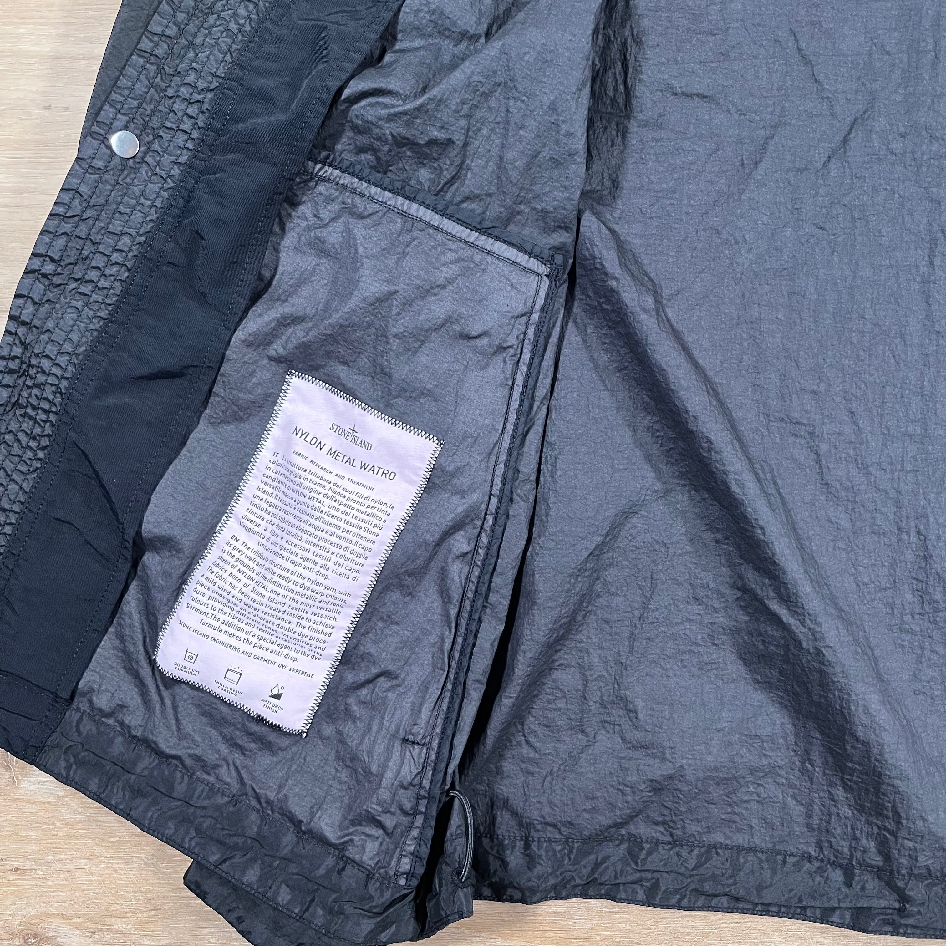 Stone Island Nylon Metal Watro TC Jacket in Black -Usfansport