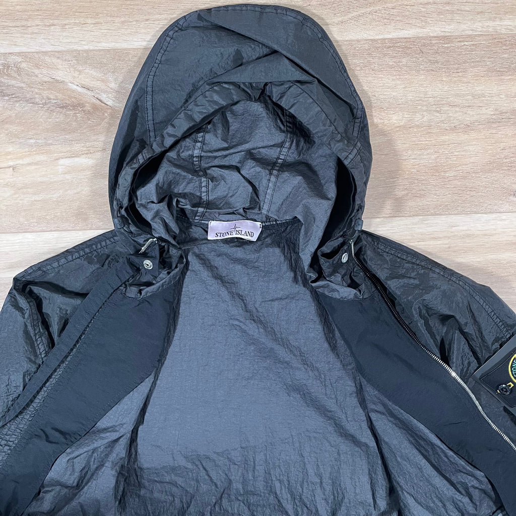 Stone Island Nylon Metal Watro TC Jacket in Black -Usfansport
