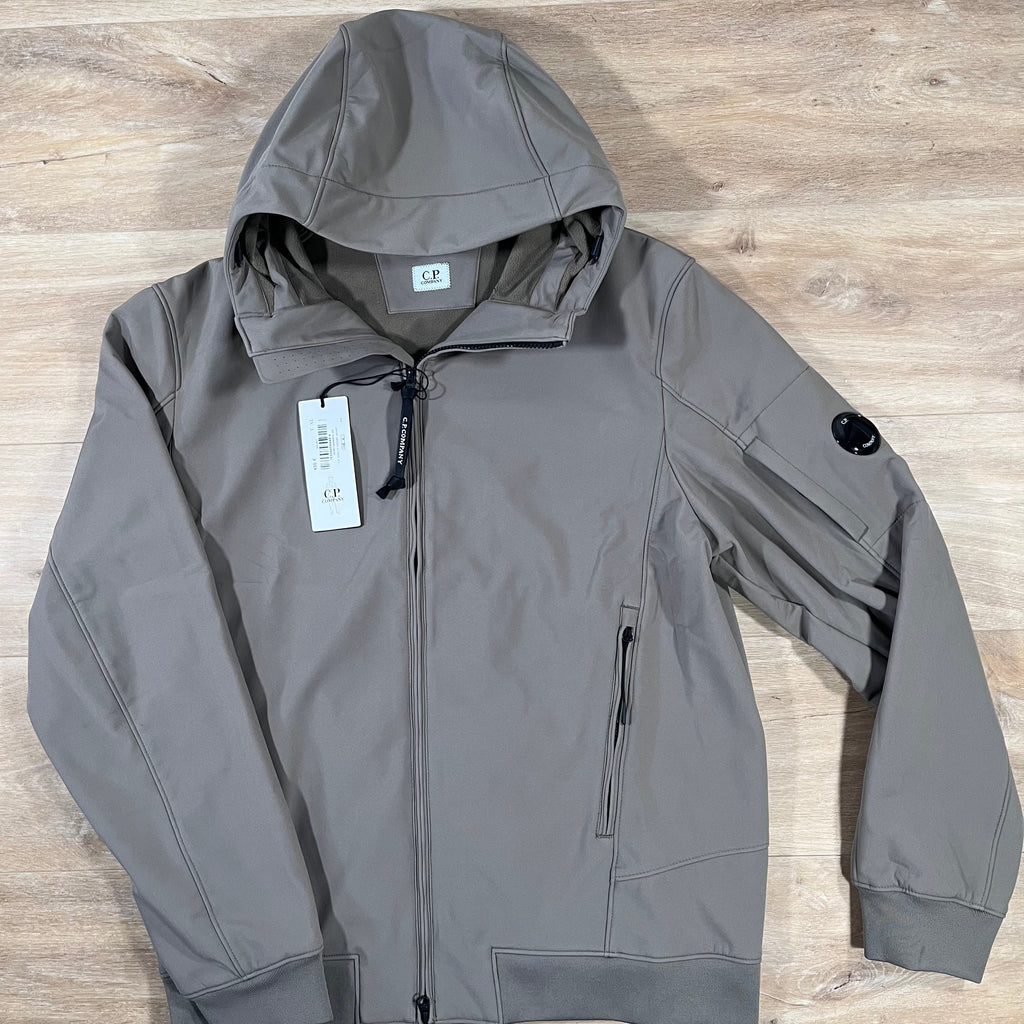 CP Company Shell-R Lens Jacket in Walnut -Usfansport