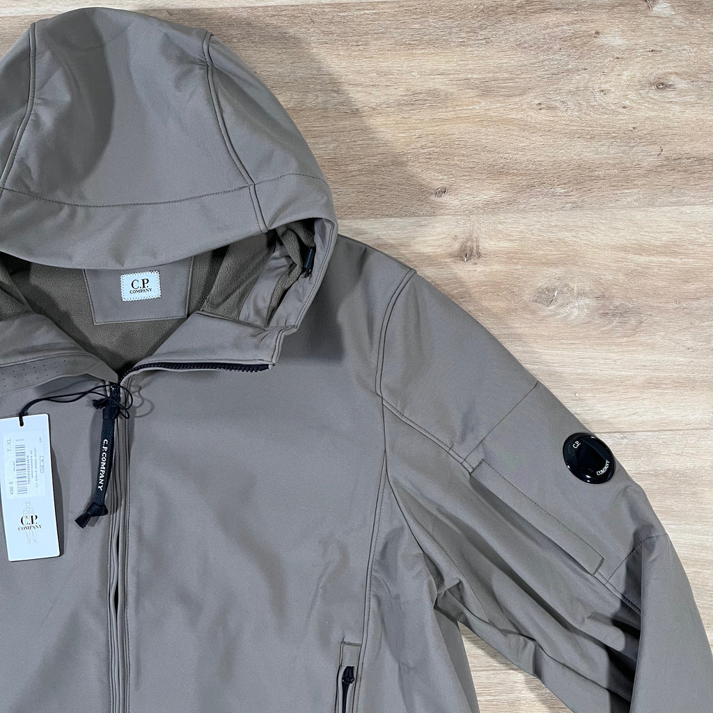 CP Company Shell-R Lens Jacket in Walnut -Usfansport