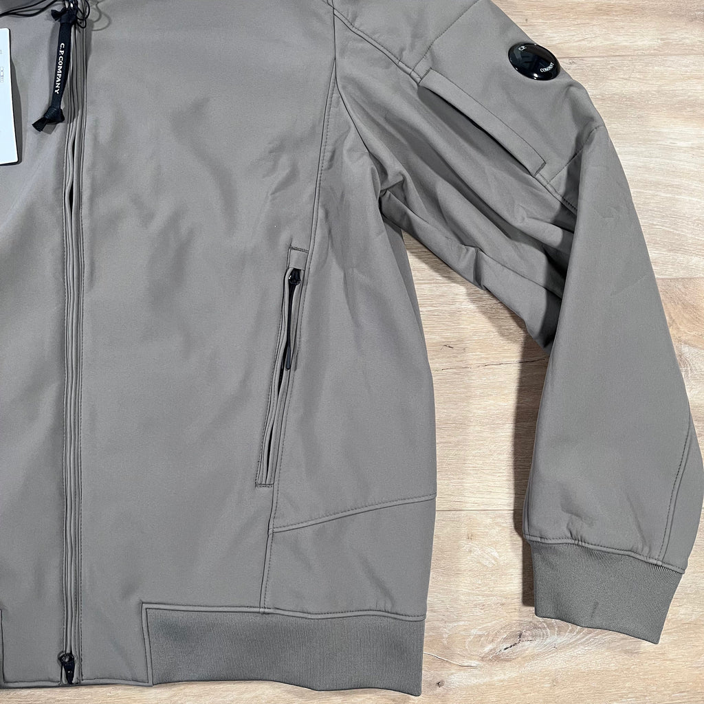CP Company Shell-R Lens Jacket in Walnut -Usfansport