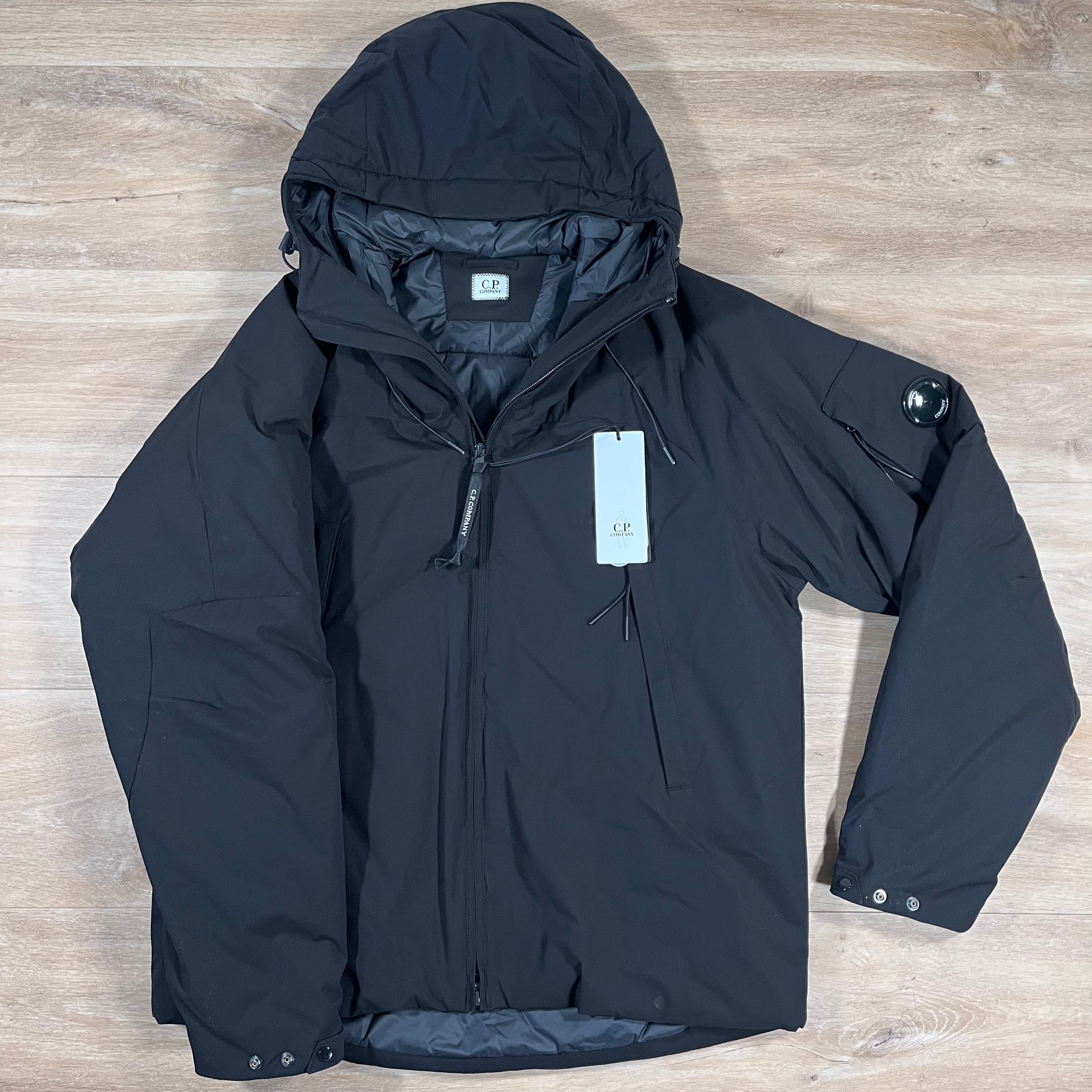 CP Company Pro-Tek Padded Lens Jacket in Black -Usfansport