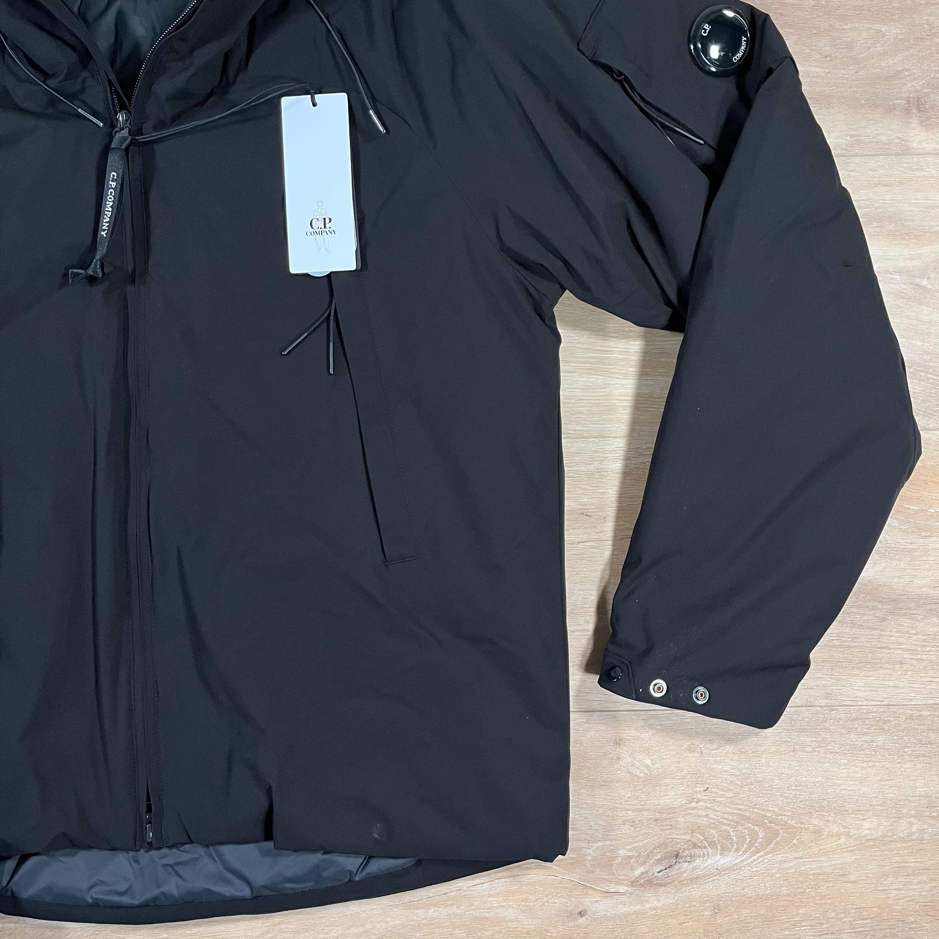 CP Company Pro-Tek Padded Lens Jacket in Black -Usfansport