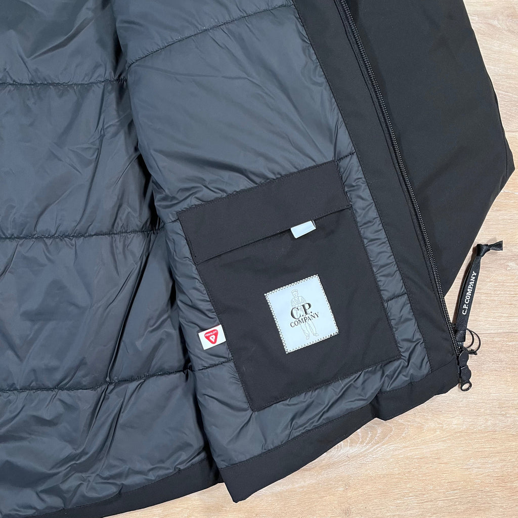 CP Company Pro-Tek Padded Lens Jacket in Black -Usfansport