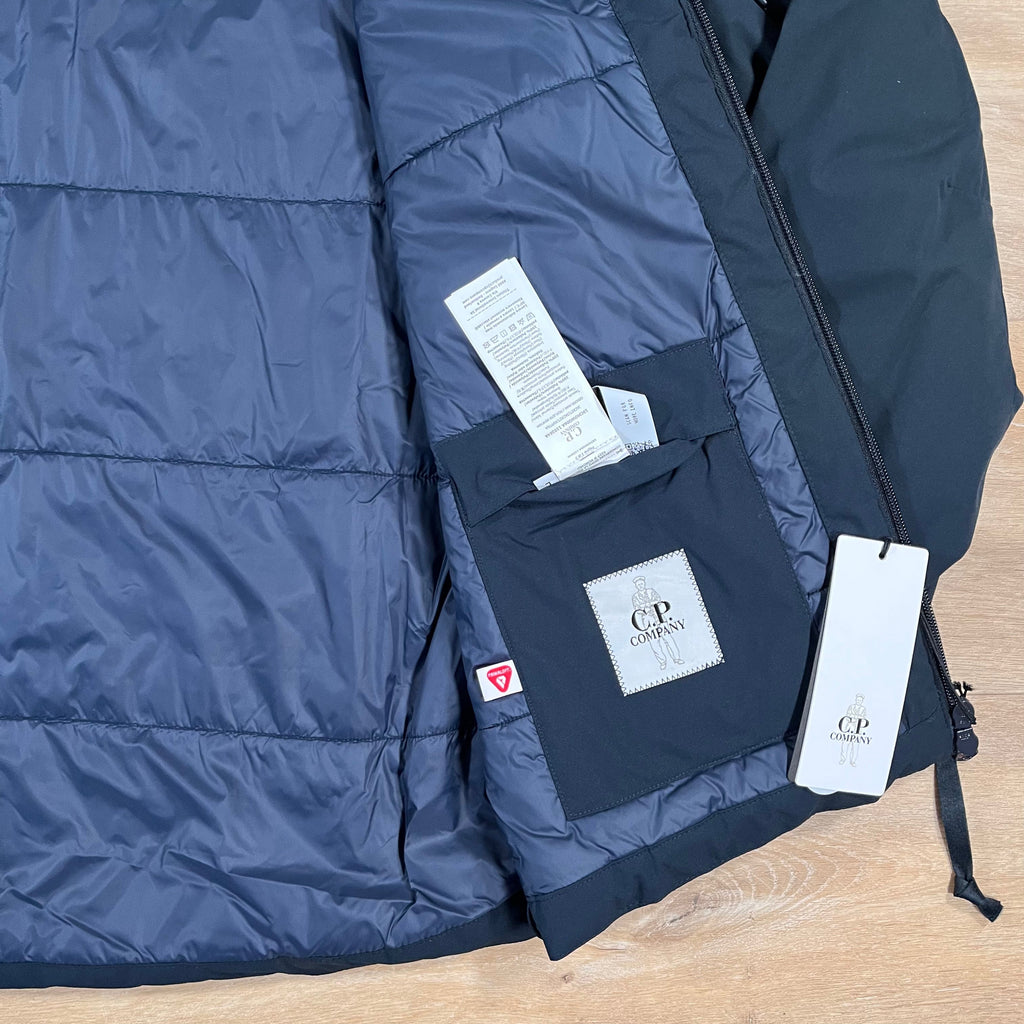 CP Company Pro-Tek Padded Lens Jacket in Navy -Usfansport
