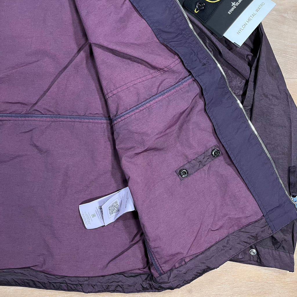 Stone Island Nylon Metal Watro-TC Convertible Jacket in Burgundy -Usfansport