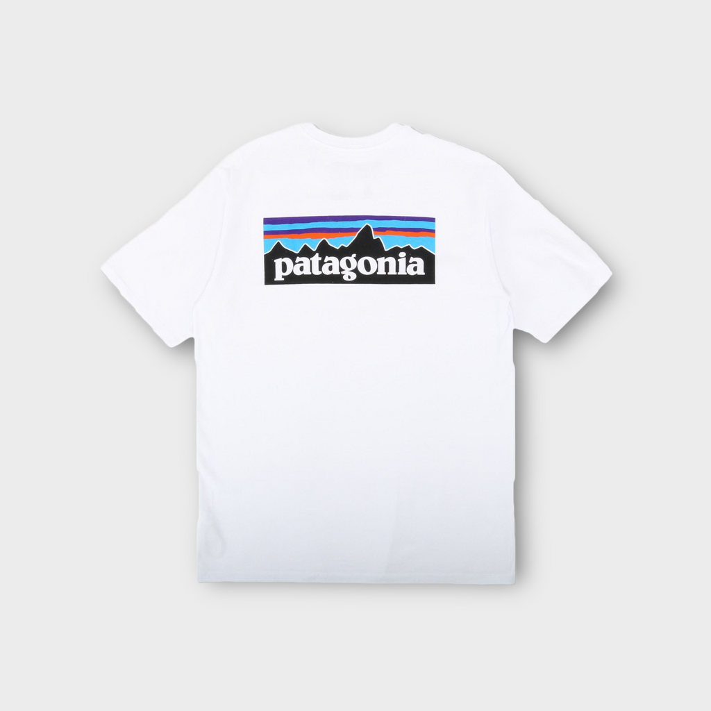 Patagonia P-6 Responsibili Logo T-Shirt I Hvid