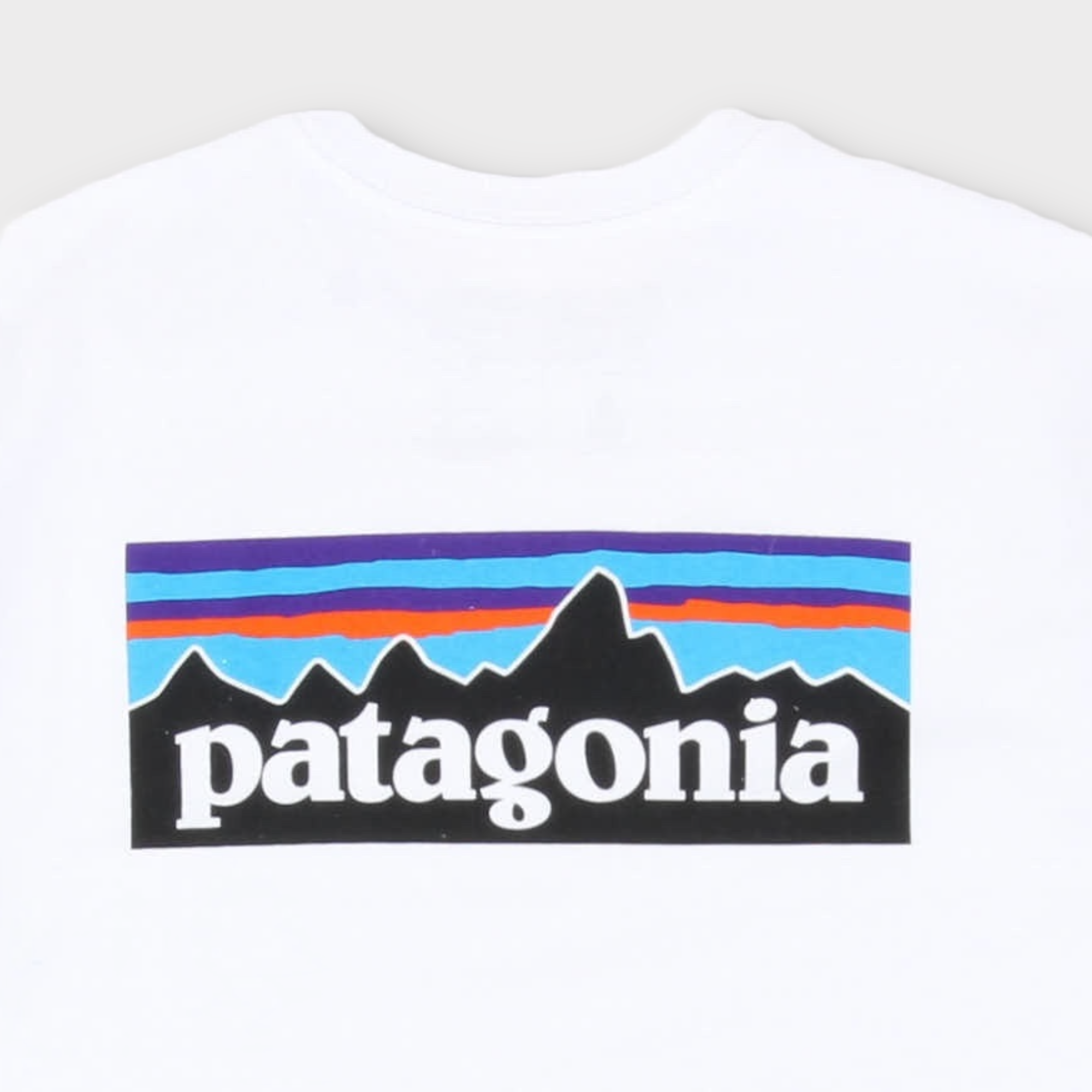 Patagonia P-6 Responsibili Logo T-Shirt I Hvid