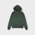 Le Fix Emb Hoodie I Grøn