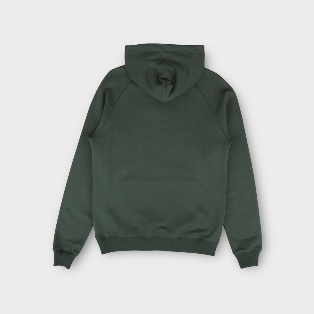 Le Fix Emb Hoodie I Grøn