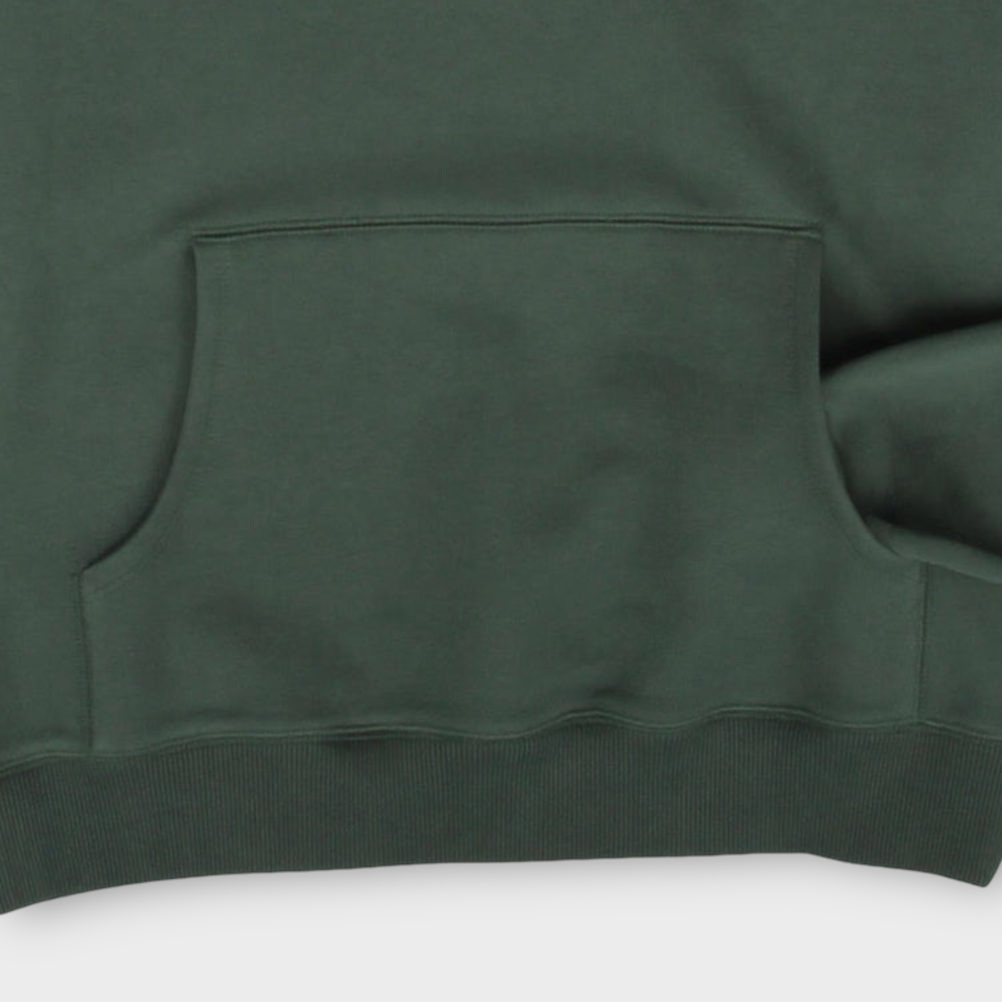 Le Fix Emb Hoodie I Grøn