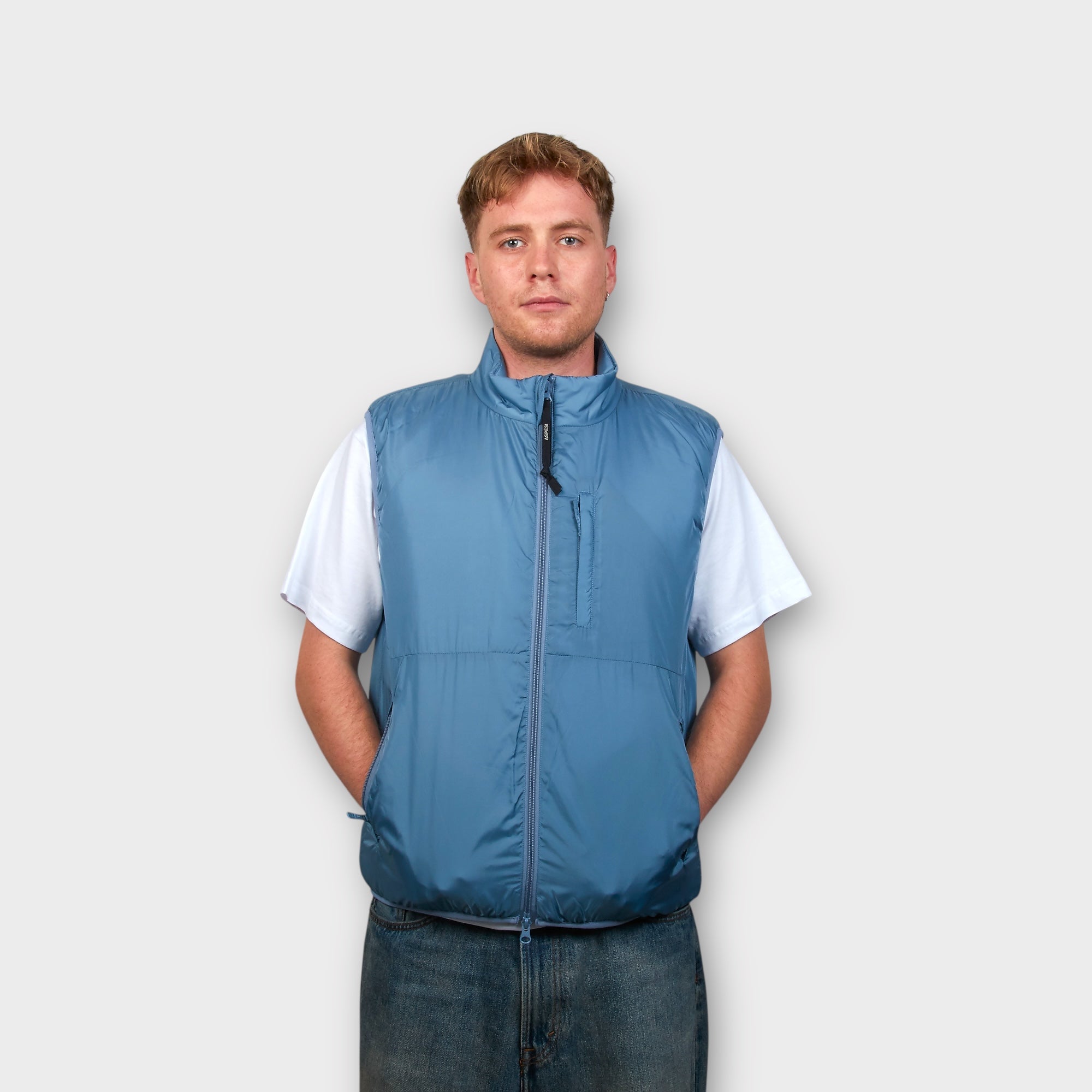 Aspesi Vest I Air Force Blue