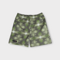 Le Fix Blurry Flower Shorts I Grøn