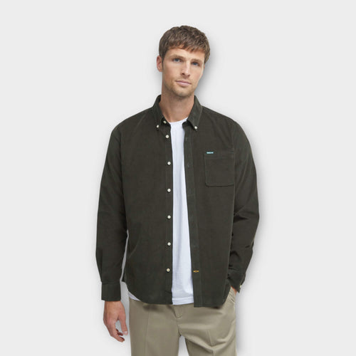 Barbour Ramsey Tailored Corduroy Skjorte I Grøn