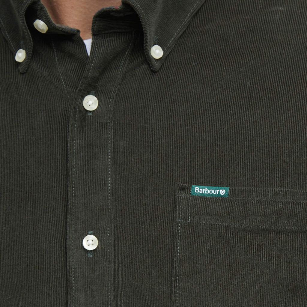 Barbour Ramsey Tailored Corduroy Skjorte I Grøn