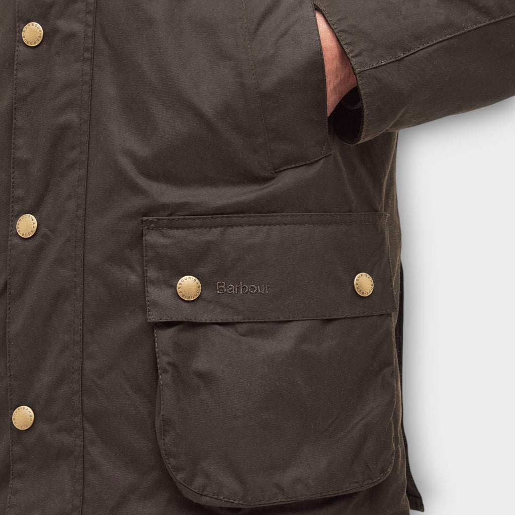 Barbour Ashby Waxed Jakke I Olive