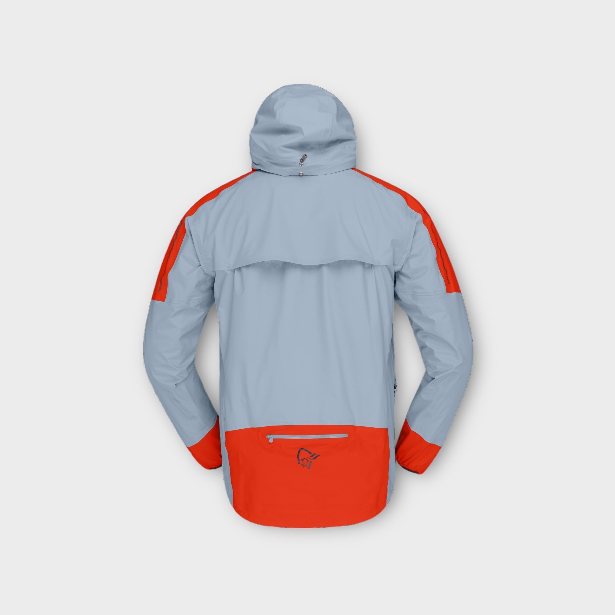 Norrøna Senja Gore-Tex Active Jakke I Orange/Lys Blå