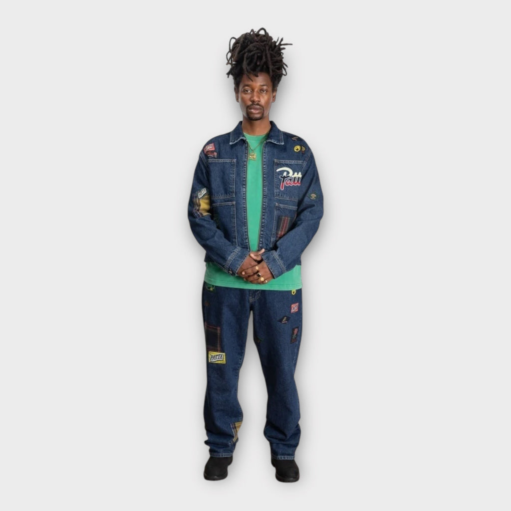 Patta Whole Lotta Labels Denim Jeans I Blå