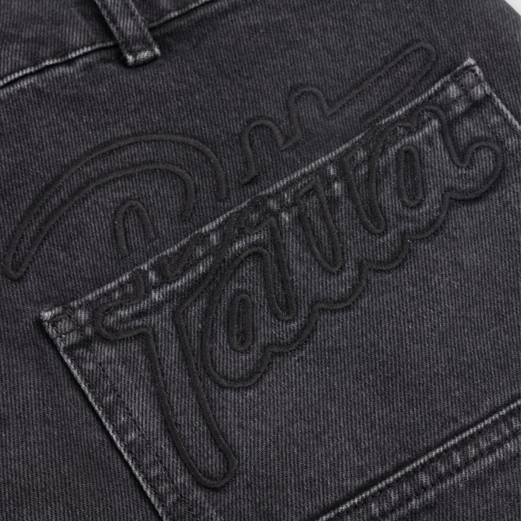 Patta Double Knee Denim Jeans I Sort