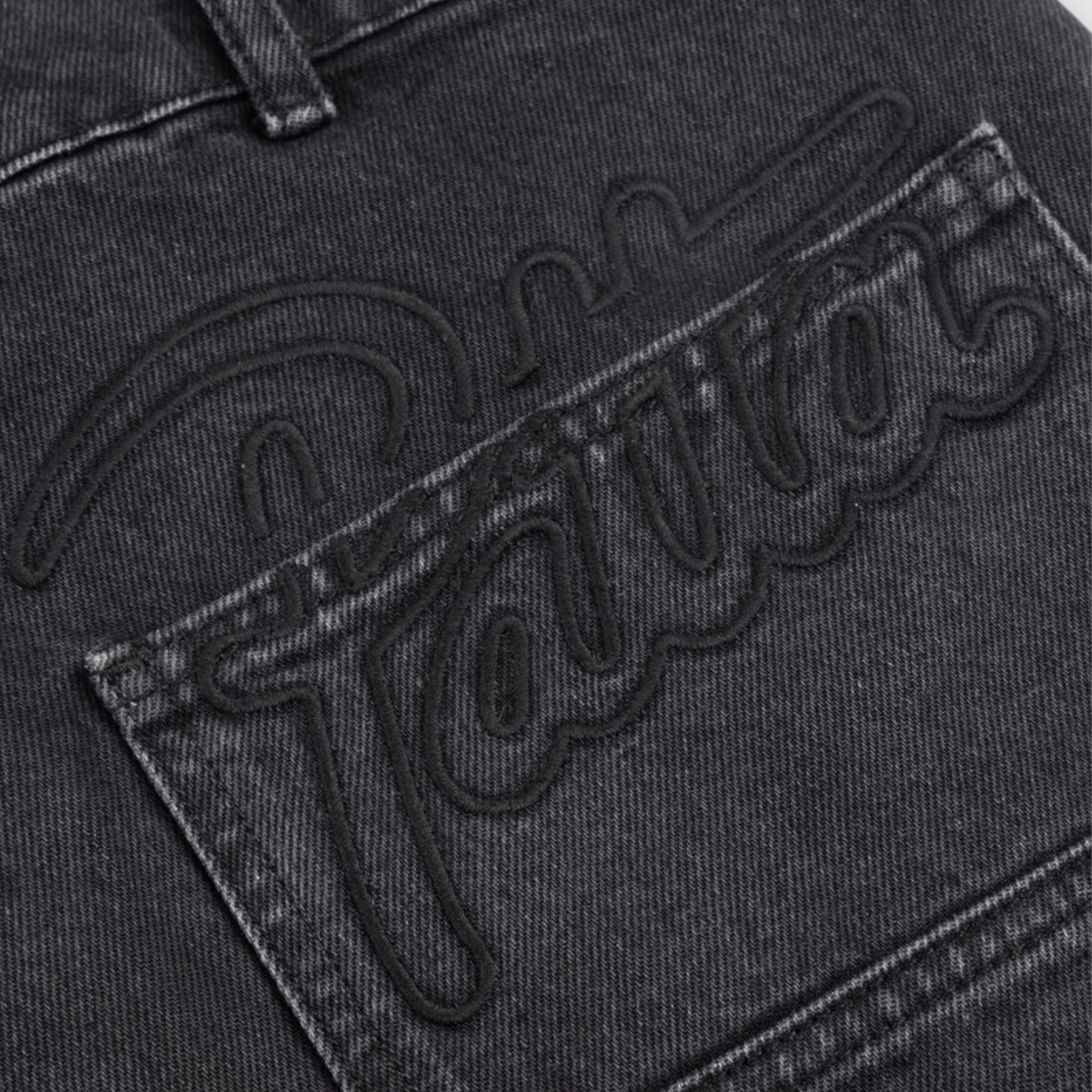 Patta Double Knee Denim Jeans I Sort