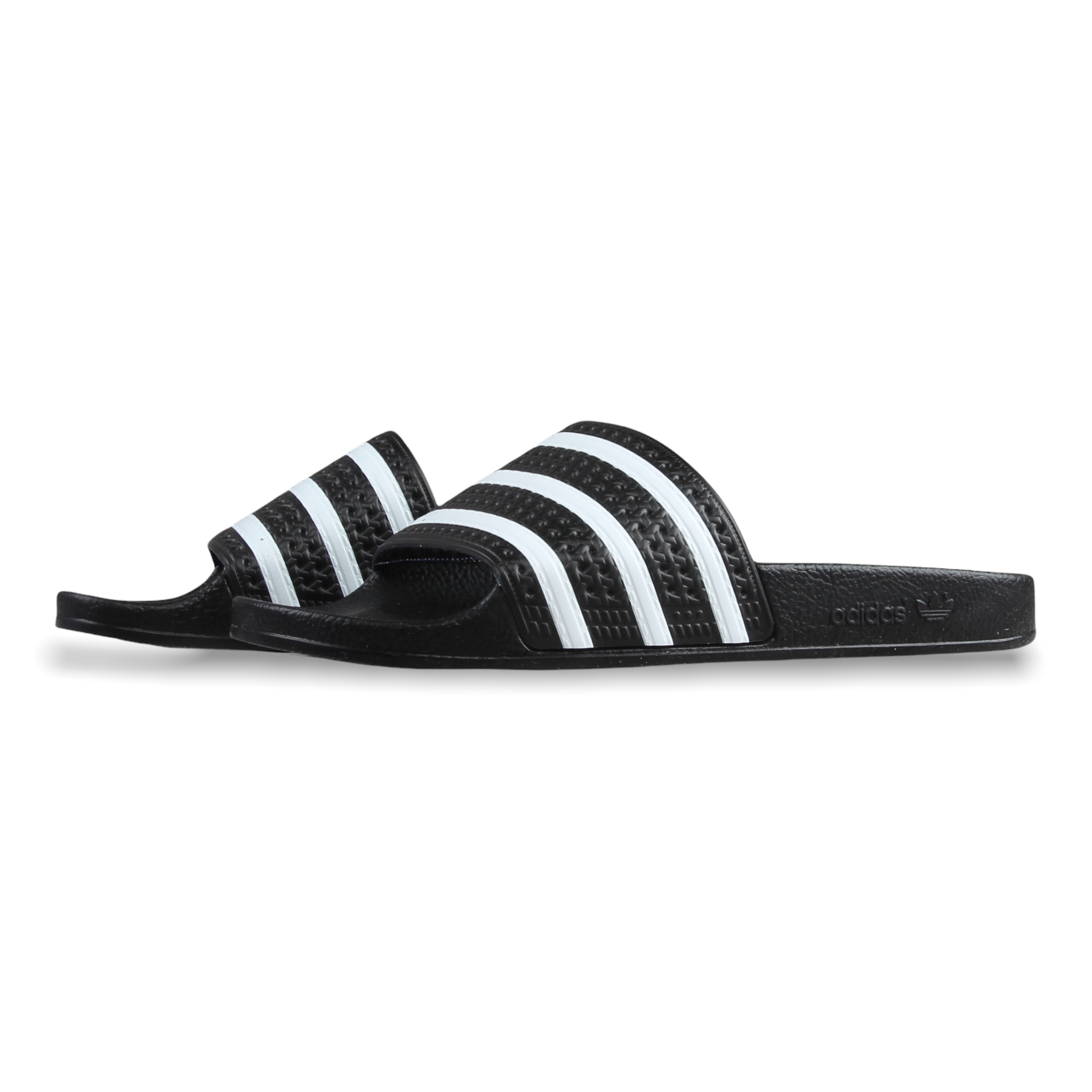 Adidas Adilette Slides Sort/Hvid