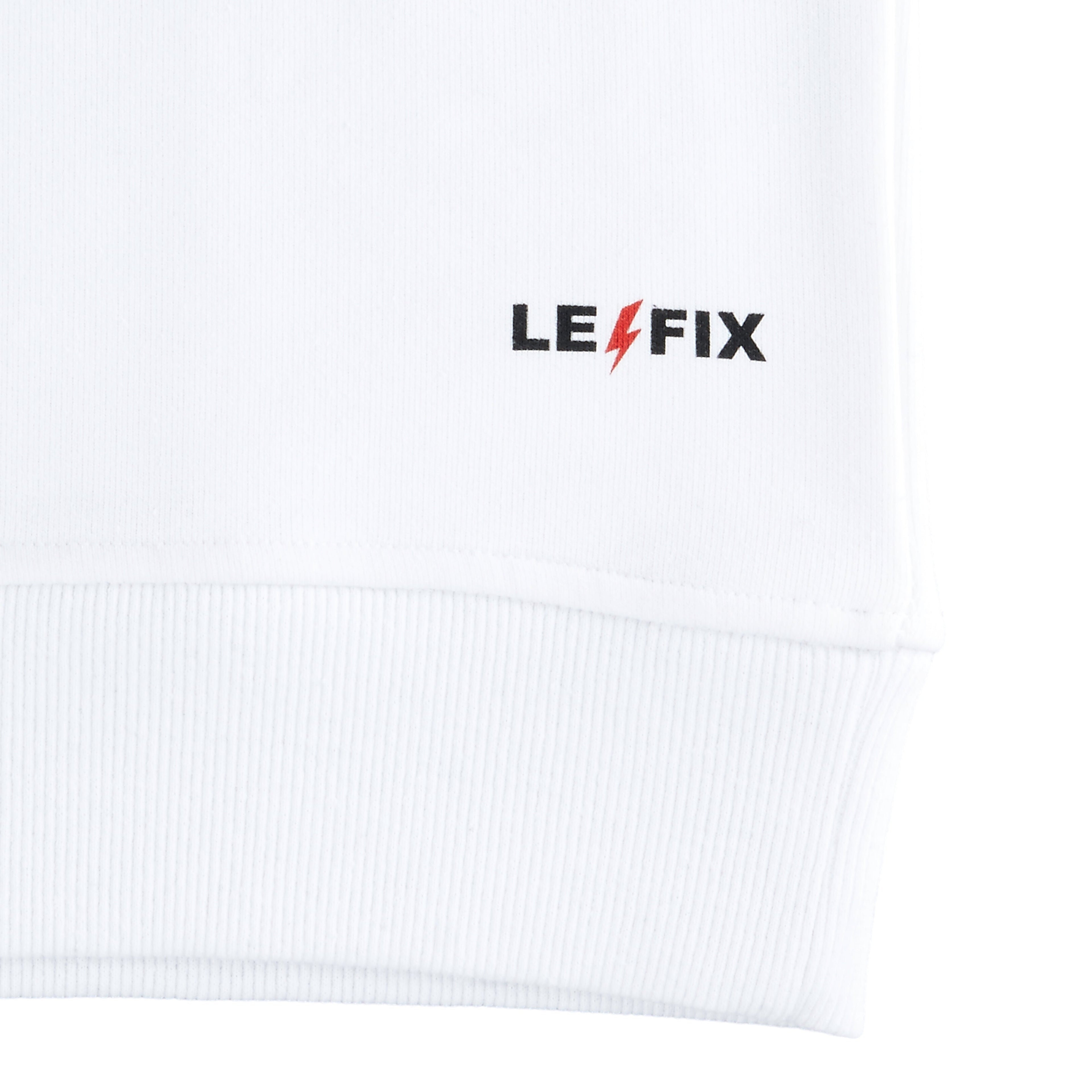 Le Fix Lite Lightning Kaj Crewneck I Hvid