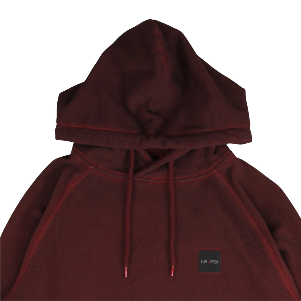 LE FIX PEACE DYE PATCH HÆTTETRØJE