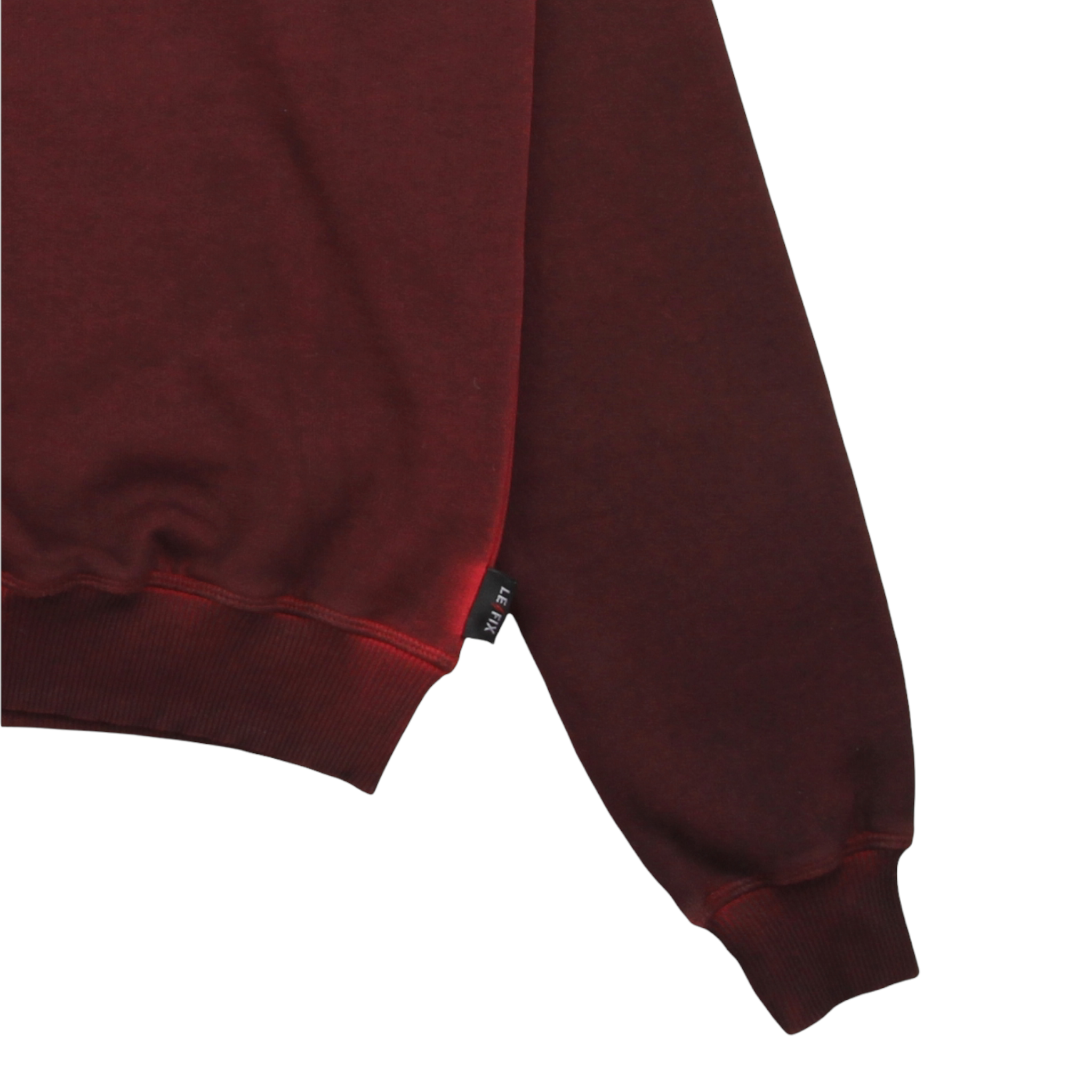 LE FIX PEACE DYE PATCH HÆTTETRØJE