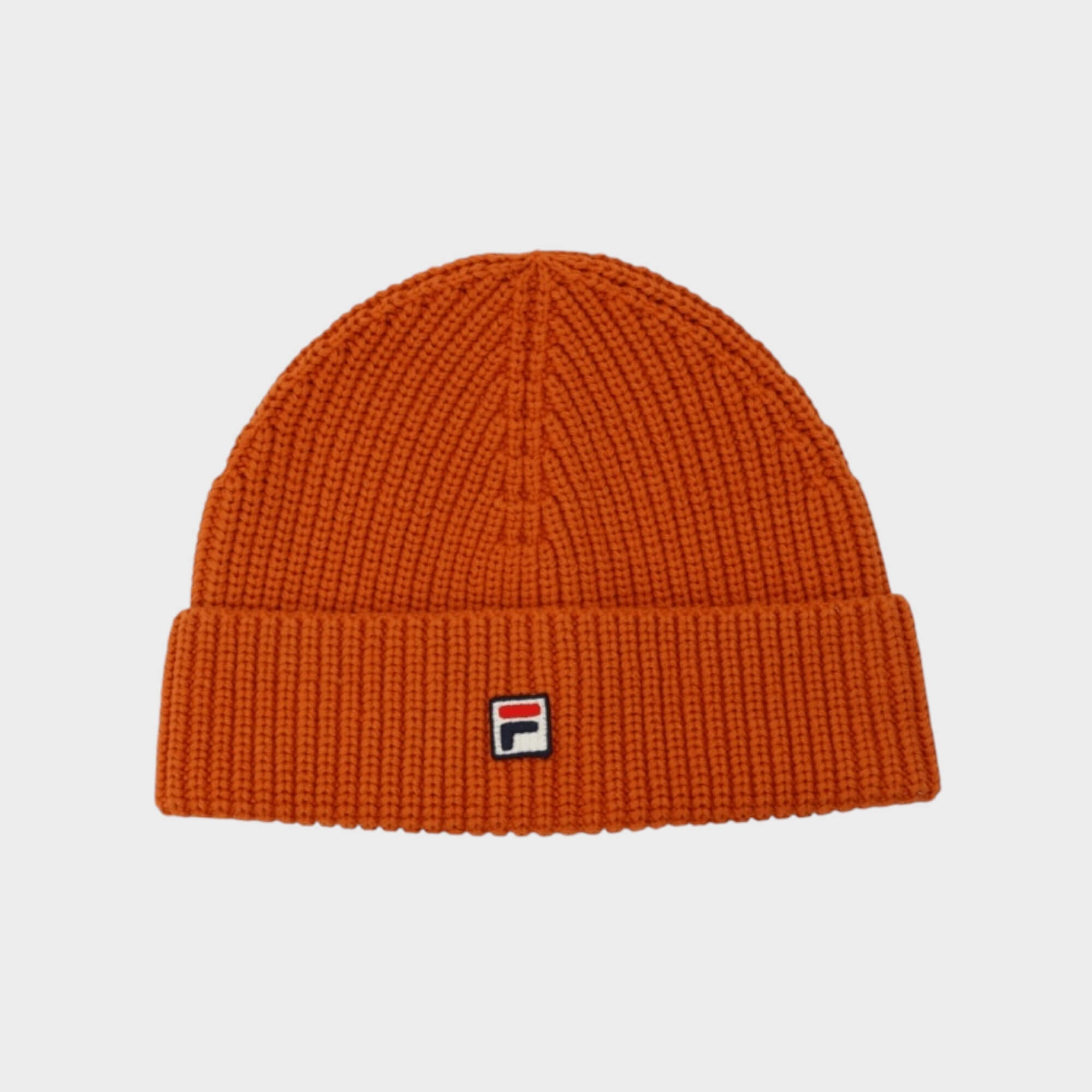 FILA BIELLA Fisherman Logo Beanie I Rust