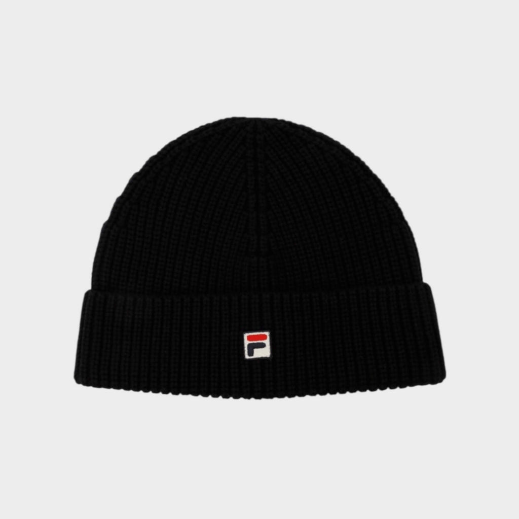 FILA BIELLA Fisherman Logo Beanie I Sort