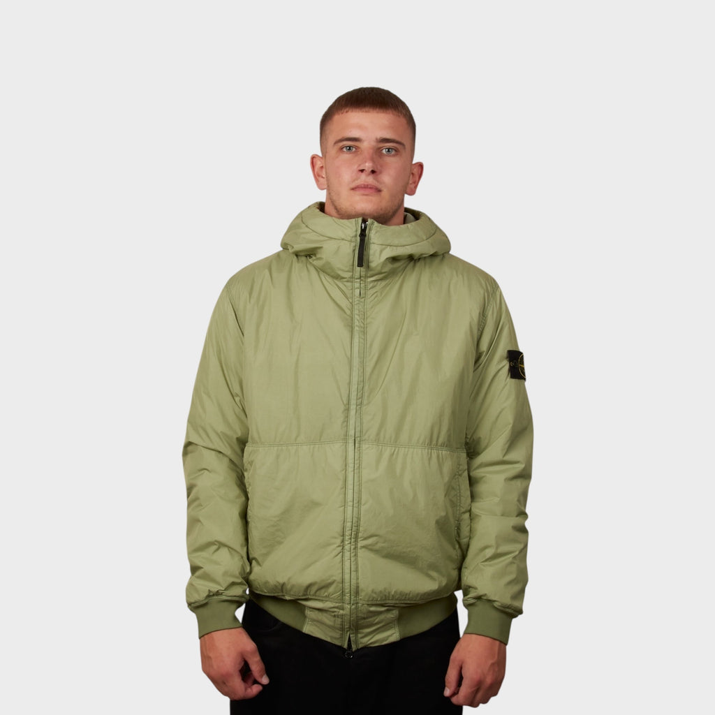 Stone Island Garment Crinkle Reps Jakke I Green